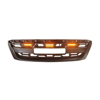 Grille de calandre de voiture avec garniture LED pour Toyota Fortuner 2006, kit de mise à niveau noir pour calandre avant, pièces de carrosserie en plastique, accessoires