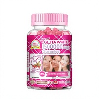 Herborigen Gluta White 1500mg Gummies pour adultes Éclaircissant la peau Réduit les rides Améliore le teint Soutient le collagène Soutient l'immunité Végétalien