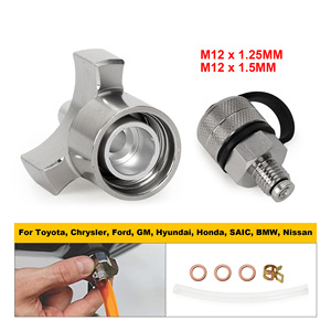 Vis de vidange rapide en acier inoxydable pour bac à huile M12 x 1,25 mm M12 x 1,5 mm pour outil de vidange d'huile de voiture - Product Image 3