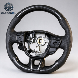 Volant de voiture personnalisé en cuir et fibre de carbone forgée pour Toyota Camry Highlander 2023 2024 2025 2026 - Product Image 3