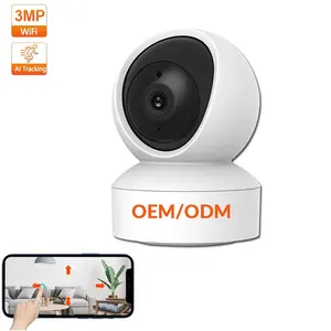 New Arrival 3MP 4K HD không dây PTZ video giám sát IP Camera OEM ODM hỗ trợ SDK cho CCTV an ninh cho ngoài trời và trong nhà sử dụng