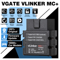 Escáner OBD2 Vgate VLinker MC V2.2 ELM327 WIFI con BT 3.0 para IOS/Android, Herramienta de Diagnóstico para Automóviles de 12V