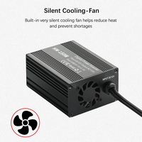 Inversor de Corriente para Auto de 150W, Convertidor de Voltaje de CC 12V a CA 110V, Encendedor de Cigarrillos, 2 Puertos USB de Carga, Salida de 110V, Cargador Rápido