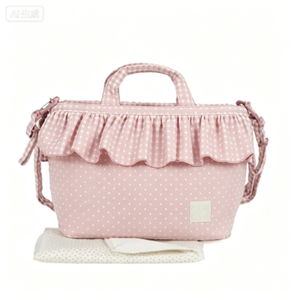 Hängende Organizer-Tasche aus Canvas für Kinderzimmer, Reise-Aufbewahrungstasche für Babyutensilien, Große Kapazität, Windeltasche für Mädchen, Jungen und Mütter - Product Image 1