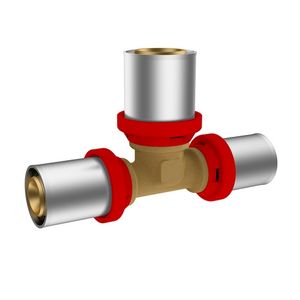 Raccord à sertir Ikaro réduit T Press D. 26x3-16x2-26x3 pour connexions de tuyauterie - Product Image 1