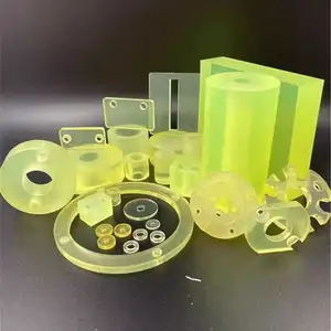 Placa plástica transparente para produtos de fundição de borracha 60A-95A em folha de poliuretano PU