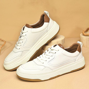 Zapatos casuales para hombre, zapatillas deportivas de moda, zapatos deportivos, zapatos de cuero de moda para hombre, zapatos blancos versátiles - Product Image 6