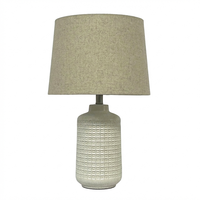 Lampe de table électrique LED moderne en terre cuite lavée, texturée, écologique, pour chevet, salon, salle à manger, entrée