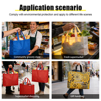 Sacs fourre-tout personnalisés avec logo, impression sérigraphique, sacs de shopping recyclables, cadeaux d'entreprise