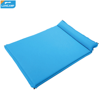 Matelas gonflable automatique pour deux personnes imperméable à l'eau pour le camping, le barbecue, le pique-nique