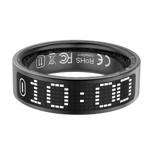K80 Stainless Steel <b>Smart</b> Ring with Touch Screen Heart Rate Tracker GPS OLED Display IP68 Call Reminder <b>Smart</b> Ring - Product Image 3