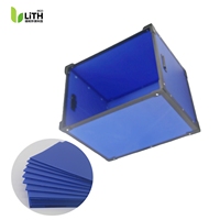 Boîte de rangement agricole pliable et recyclable en plastique, organiseur écologique pour riz, graines, aliments, emballage cadeau, logo personnalisé