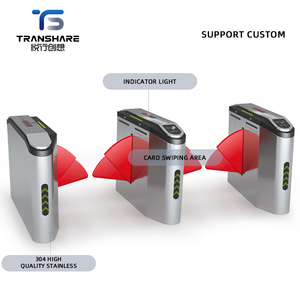 Nhà sản xuất nhà máy <span class=keywords><strong>c</strong></span>ánh <span class=keywords><strong>c</strong></span>ổng rào <span class=keywords><strong>c</strong></span>ản cho ga tàu điện ngầm vé hệ thống QR mã RFID <span class=keywords><strong>Reader</strong></span> an Flap turnstile - Product Image 4