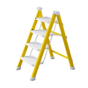 Échelle escamotable moderne 2-5 marches, tabouret d'ingénierie extensible, échelle réglable en hauteur, double usage, avec <span class=keywords><strong>marchepied</strong></span> large - Product Image 5