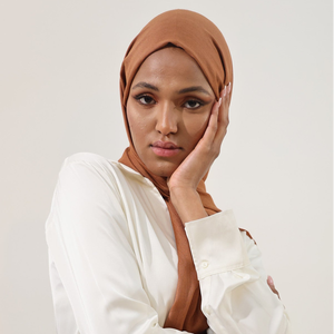 High Quality Modal Soft Long <b>Shawl</b> Muslim <b>Women</b> Breathable Color Blocking Summer Hijab Double Stitching Digital Printing - Product Image 3