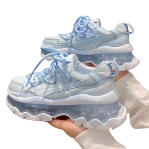Men's and Women's Fashion Waterproof Arch <b>Support</b> Anti-Slip Sports Sneakers for Autumn/Spring Running Walking - Product Image 1
