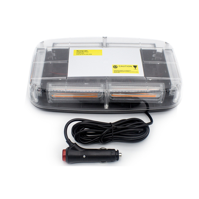 Yellow LED COB Car Strobe Warning Light Vehicle Roof Flashing Beacon Strobe Emergency signal Lamp DC12~24V