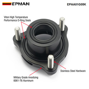 Espaciador Adaptador de Válvula de Descarga de Turbo de Aluminio EPMAN para VW <span class=keywords><strong>Golf</strong></span> Mk7/Mk7.5 GTI para Audi A3/A4/TT EPAA01G05K - Product Image 2