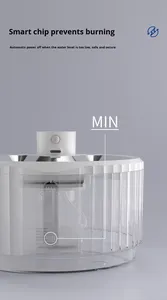 Fontaine à eau automatique sans fil <span class=keywords><strong>pour</strong></span> chat et <span class=keywords><strong>chien</strong></span>, 95 oz/2,8 L, en acier inoxydable, bol à eau potable <span class=keywords><strong>pour</strong></span> animaux de compagnie, capteur, alimentation électrique, 3 modes de fonctionnement - Product Image 6