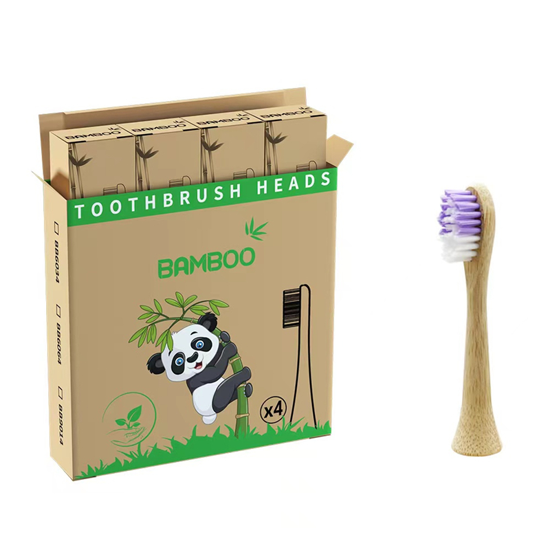 Сменные головки Sonicare из натурального бамбука, биоразлагаемая бамбуковая зубная щетка, Сменная головка