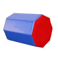 Colchoneta octogonal de espuma de PVC para gimnasia, entrenamiento de giros, flexiones y saltos.