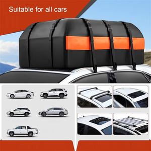 Sac de toit en tissu maillé 500D, imperméable, anti-UV, pour voiture, artisanat de couture, porte-bagages de toit, sac de transport - Product Image 5