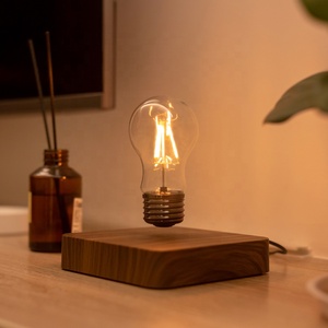 Modern Living Rom Art Decor Indoor Stand Lighting LED Floor <b>Lamp</b> Bedroom Bedside Magnetic Levitation Floating Bulb Night Light - Product Image 1