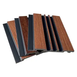 Indoor Decoration Fireproof Decorative Wood Wall Panels Boards PS Wall Panels