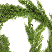 Nouvelle guirlande de décoration intérieure en rotin de cèdre, plante artificielle