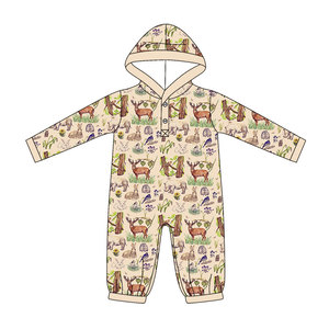Ropa Infantil Occidental Personalizada de Boutique, Pijamas para Bebés, Sudadera con Capucha, Mono, Ropa de Dormir al por Mayor, Ropa para Hermanos Recién Nacidos, Nuevos Estilos - Product Image 4