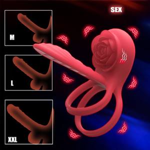 <span class=keywords><strong>Anillo</strong></span> Vibrador para Hombre TT FOREST, Vibración Remota para Parejas, <span class=keywords><strong>Anillo</strong></span> Doble con Vibración Completa, <span class=keywords><strong>Anillo</strong></span> <span class=keywords><strong>Testicular</strong></span> con Bloqueo Sexual para Adultos, Vibración Retardada - Product Image 2