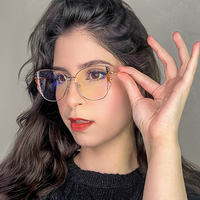 Partagas Fashion Cat Eye TR90 Candy Colors Anti Blue Light Blocking Lunettes Lunettes Monture Optique Lunettes pour Femmes Hommes