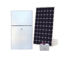 Réfrigérateur domestique au meilleur prix d'usine, réfrigérateur DC 12/24V 118 litres, congélateur supérieur, réfrigérateur solaire, réfrigérateur à alimentation DC