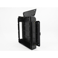 Cubierta de lona rígida de aluminio de media altura, plegable manualmente, de tres puertas, impermeable y con cerradura, para caja de camioneta pickup, ajuste personalizado para F-150