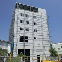 Edificio de Uso Mixto de Acero Ligero para Grandes Edificios, Estructura Anticorrosiva para Centros Comerciales y Cadenas de Hoteles
