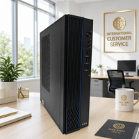 PC Desktop LCD DDR4 Baru Domestik Aman E700 ZD dengan CPU Zhaoxin 2.7GHz, PC Kerja Kantor yang Dapat Disesuaikan