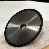 Meule diamantée CBN à liaison résine 3F1, forme plate, fine # 170 grains pour tarauds en carbure de tungstène et en acier au carbone