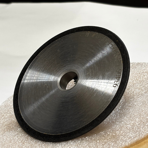 Meule diamantée CBN à liaison résine 3F1, forme plate, fine # 170 grains pour tarauds en carbure de tungstène et en acier au carbone - Product Image 3