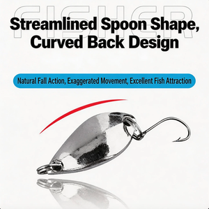 Leurres de pêche Micro Bionic Spoon 2.5g 3.5g 5g Or Argent Blancs non peints - Product Image 5