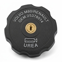 Bouchon de réservoir d'urée noir verrouillable pour Volvo Renault AdBlue, fermeture OEM 25378014, système d'additif carburant pour camion