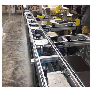 Hệ thống băng tải Pallet cơ giới băng tải con lăn điện xe máy slat chuỗi dây chuyền lắp ráp băng tải - Product Image 2