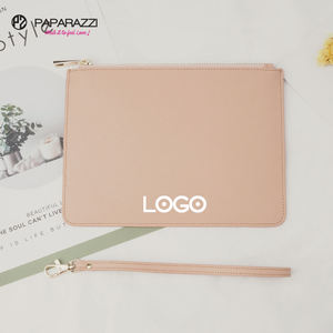 Paparazzi-Bolso de mano PA0459 con correa para la cintura para mujer, pulsera de piel vegana con patrón de Saffiano, de mano, de noche - Product Image 1