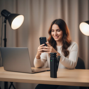 Microphone sans fil D0100HP3EUV à pince omnidirectionnel avec réduction du bruit pour diffusion en direct, équipement de réception avec 1 micro - Product Image 2