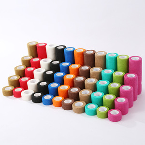 2 inci X 5 yard bungkus tato penutup pegangan diri kohesif perban gulungan olahraga pita perekat - Product Image 4