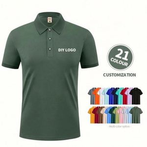 Guangzhou Clothing Cost-Effective Unisex Solid for <b>Shirts</b> Knitted Fabric Breathable Quick Dry for Custom Logo - Product Image 5