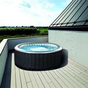 Bañera de hidromasaje inflable para 6 personas, portátil, para exteriores, 220V - Product Image 5