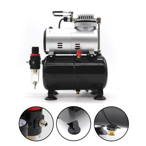 Ensemble de compresseur d'air avec aérographe manuel pour la peinture de modèles, la décoration de gâteaux, la peinture d'ongles, kit d'aérographe avec trois aérographes - Product Image 5