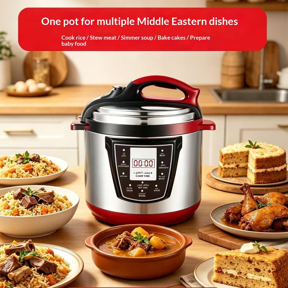 Electric Pressure Cooker Household Multi-Function Rice Cooker Soup ...