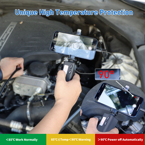 Endoscópio de apoio para android e iphone, melhor preço, 2mp, handheld, boroscópio 8mm 2 formas de direção, endoscópio - Product Image 2