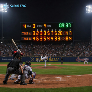 Grand écran d'affichage LED pour tableau de scores électronique de baseball en plein air, avec chiffres multicolores pour les stades sportifs - Product Image 5